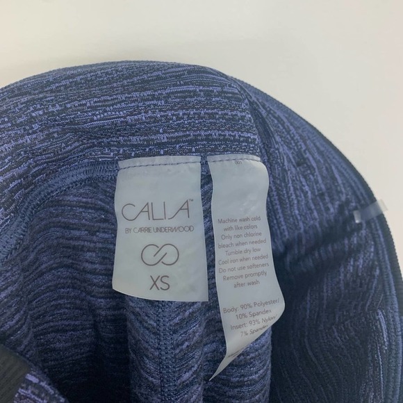 Calia by Carrie Underwood Mid-Rise Marled Blue Leggings Size XS - Picture 2 of 11